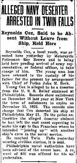 Twin Falls Daily News, June 10, 1921